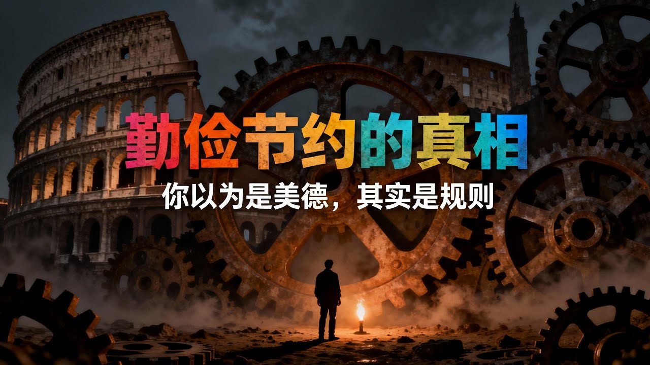 勤俭节约是美德，还是被设计的道德陷阱？ #历史 #社会学 #认知觉醒 #自我觉醒 #资本逻辑 #社会真相 #勤俭节约 #底层逻辑 #系统思维 #结构困境 #算法  #工业革命 #阶层固化#认知升级