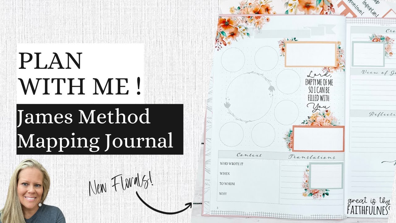Plan With Me! | James Method Verse Mapping Journal