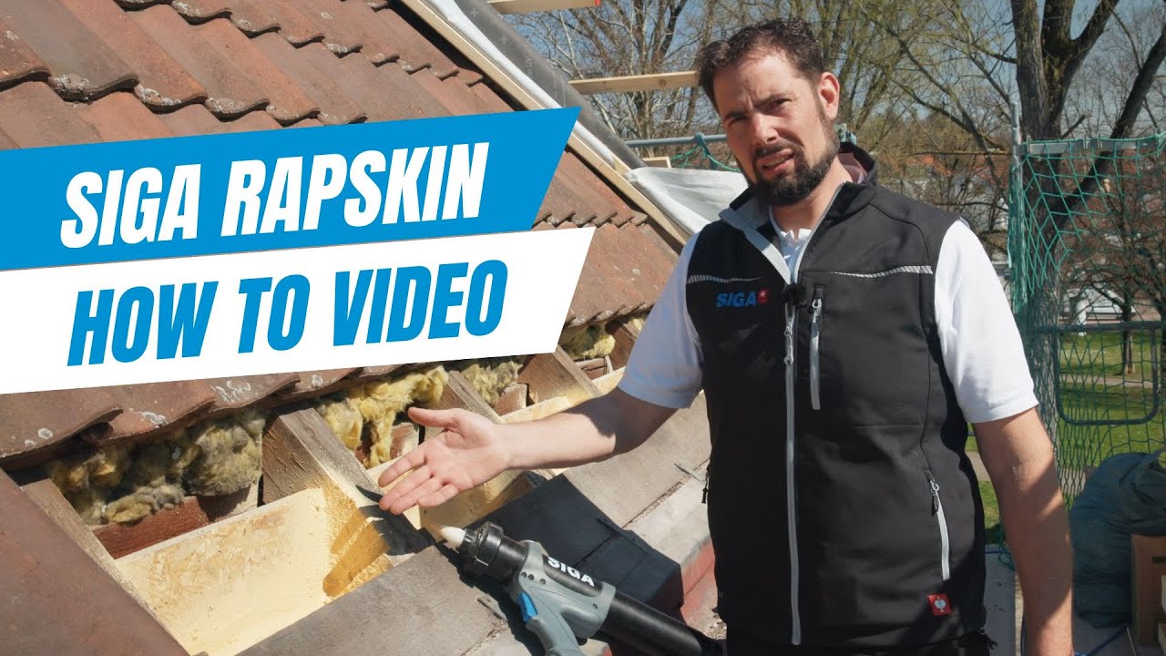 Luftdichte Anschl&uuml;sse spr&uuml;hen &ndash; So funktioniert SIGA Rapskin