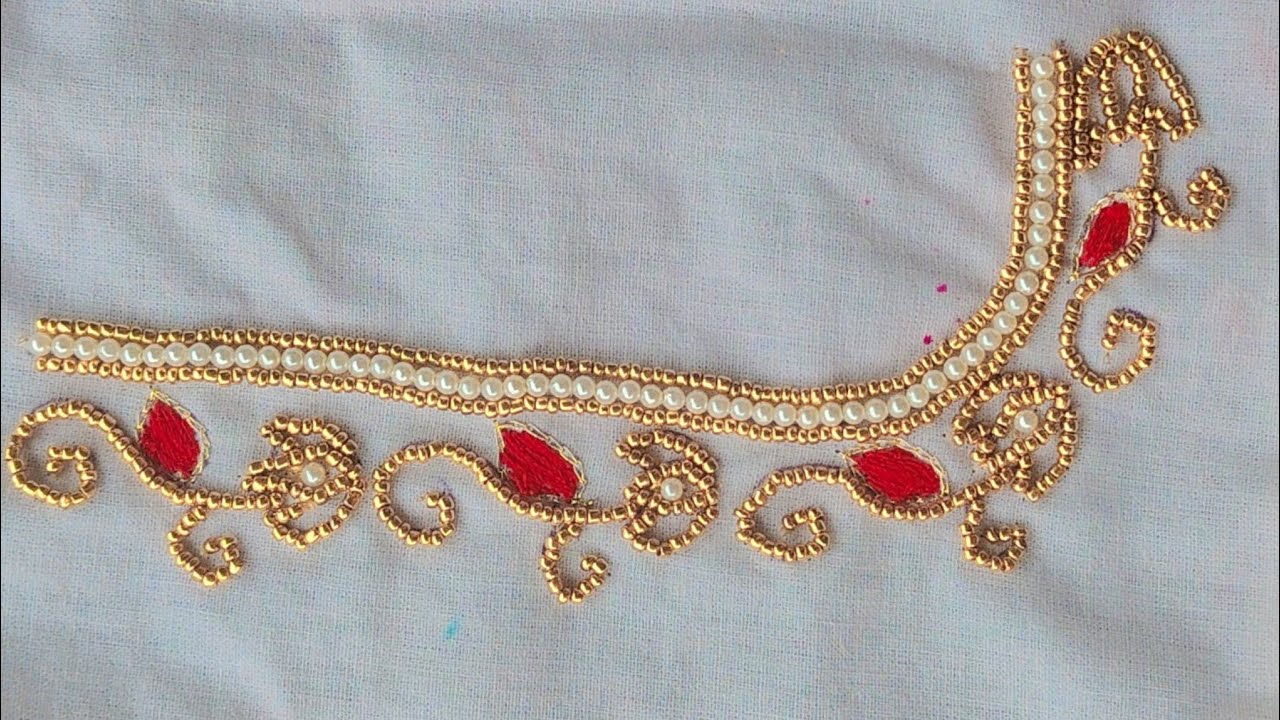 Latest aari work neck design in 2025 look beautiful and gorgeous design😍