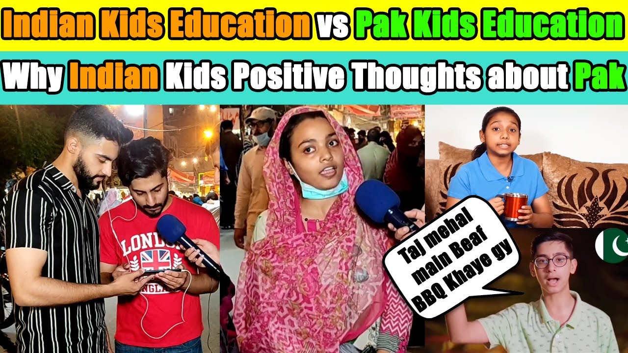 Indian Kids Education vs Pakistani Kids Education | Pakistani Public Reaction - Popkorns