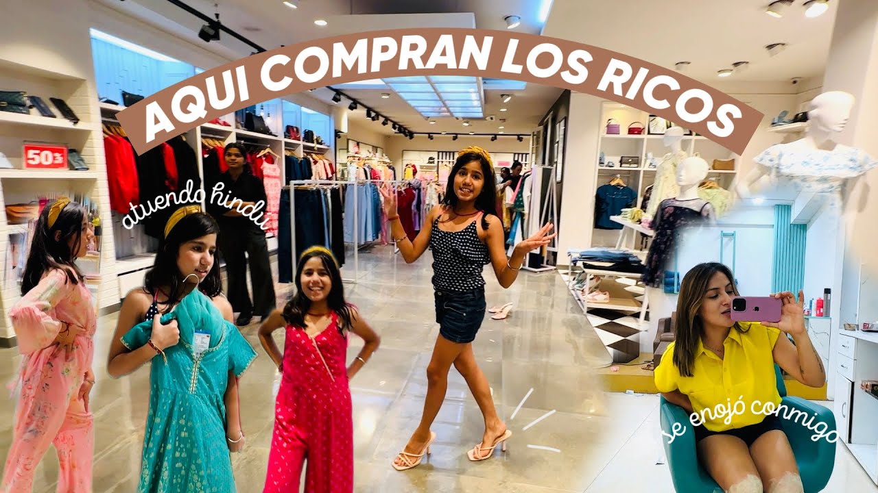 (Shopping para una boda hindú ) MI VECINA Y SU ALMA LATINA 🤭💃 *día de relajo juntas 👯‍♀️*