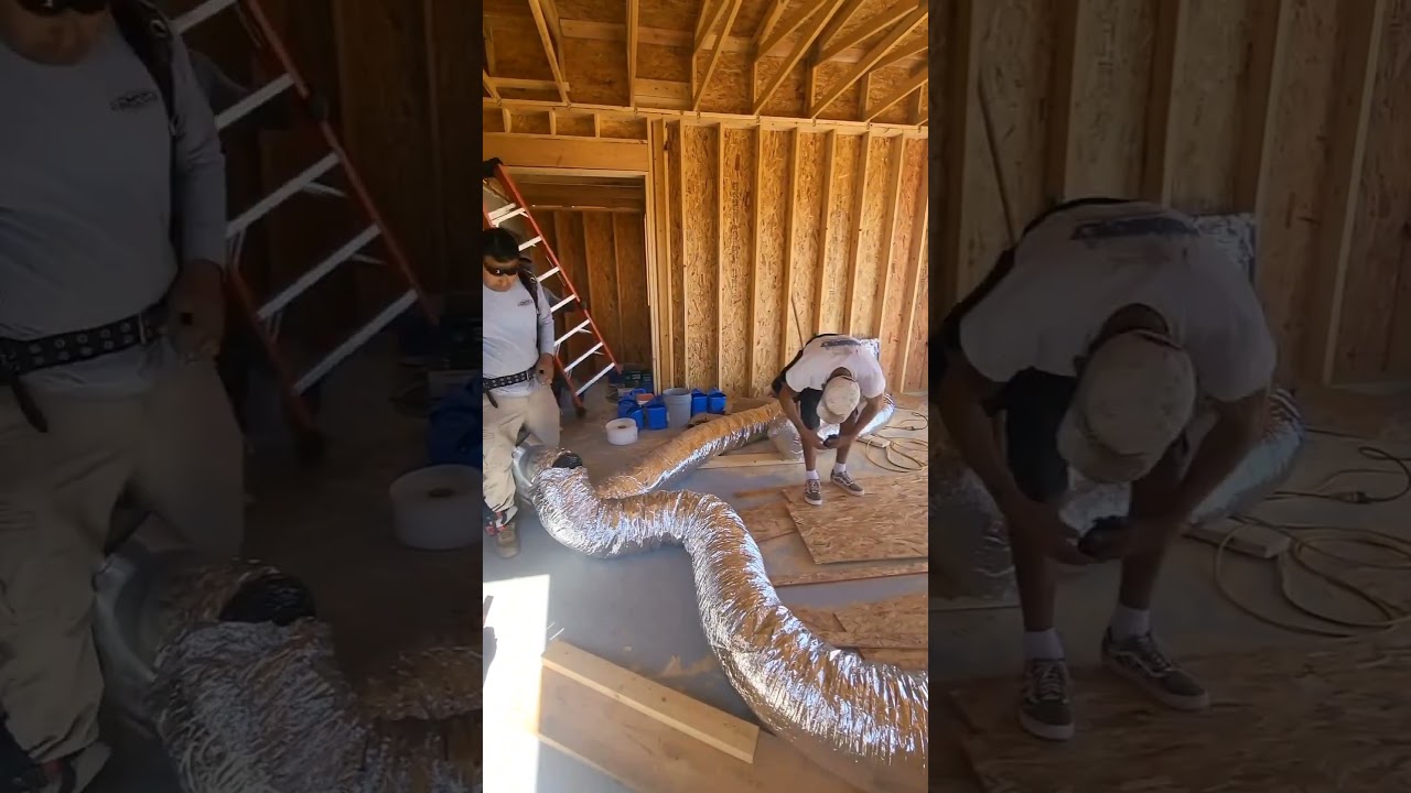 FLEXIBLE DUCTWORK IS THE NORM IN THE SOUTHWEST NEW CONSTRUCTION & REMODEL MARKET AZ HVAC TECHNICIAN