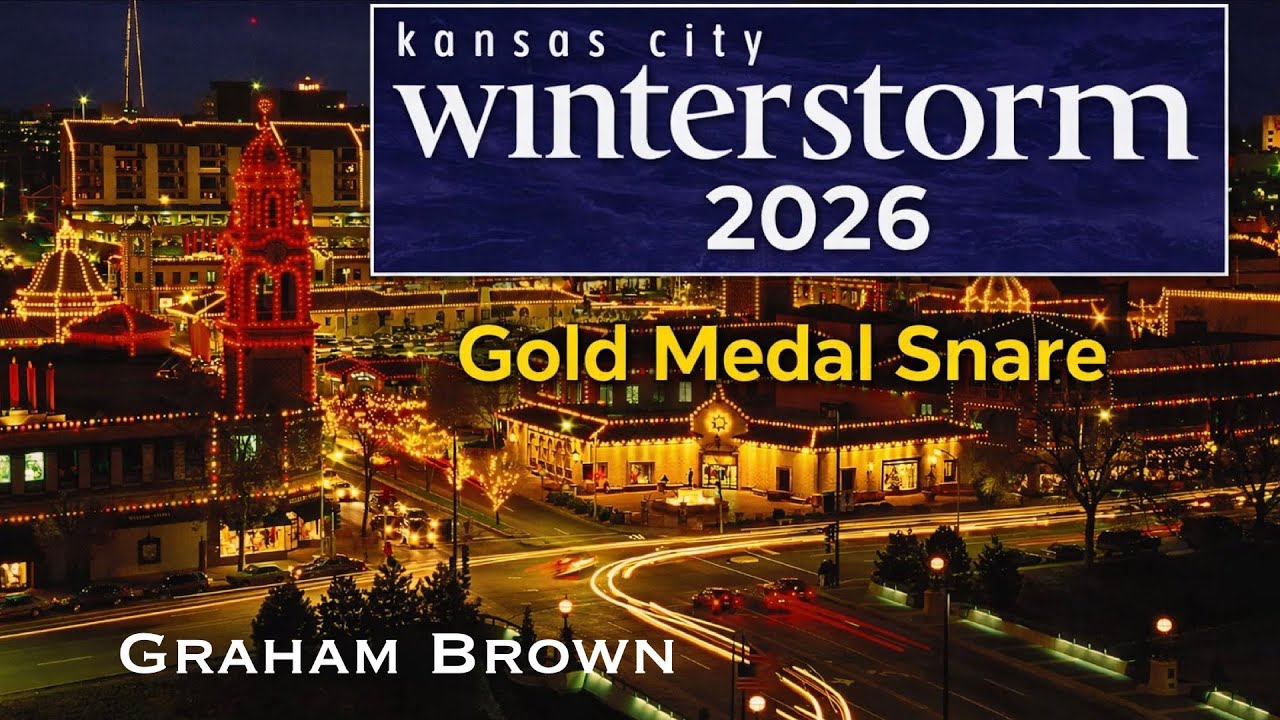 Graham Brown - 2026 MHAF Winter Storm Gold Medal Snare