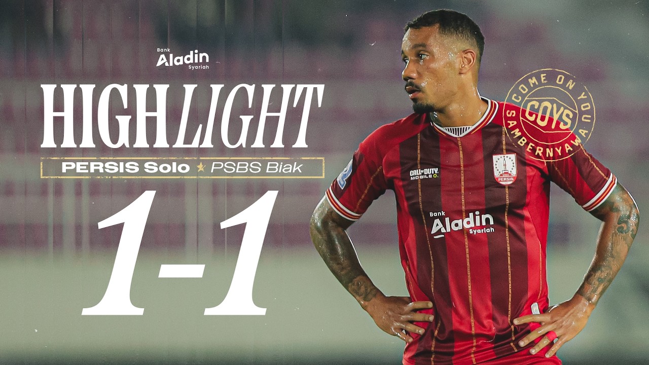 Match Highlights: PERSIS Solo vs PSBS Biak | Super League 2025/2026 Matchday 22