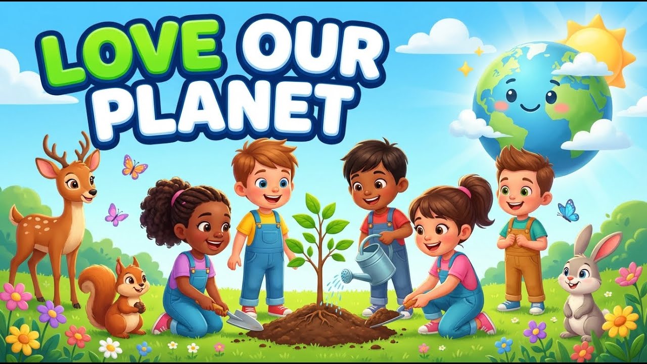Environment Kid Song 🌍 | Learn to Protect Nature | Kids Educational Song