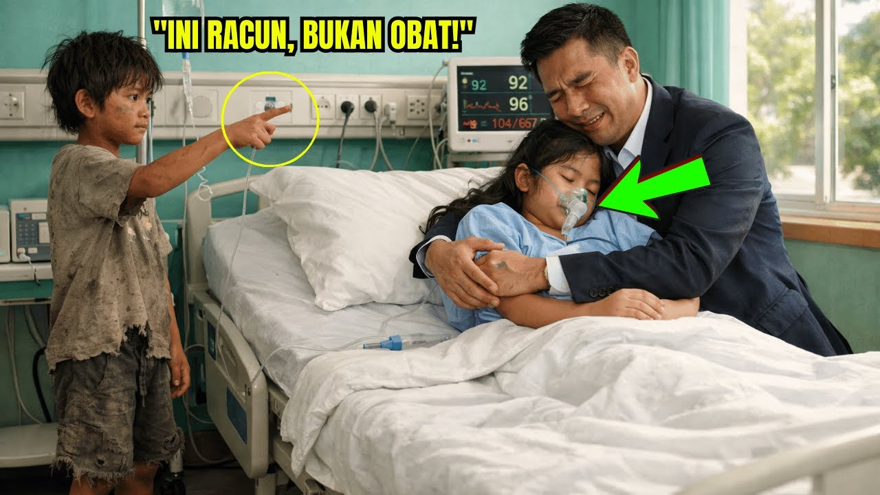 MATIKAN ALATNYA, PUTRIMU AKAN SADAR — kata anak miskin itu kepada miliarder…dan terjadilah keajaiban