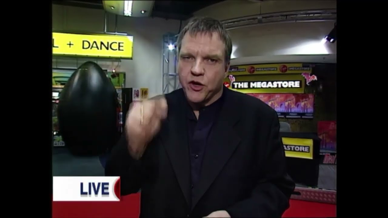 Meat Loaf Legacy - 1999 TV Item on promoting Very Best of Album at Virgin Megastore