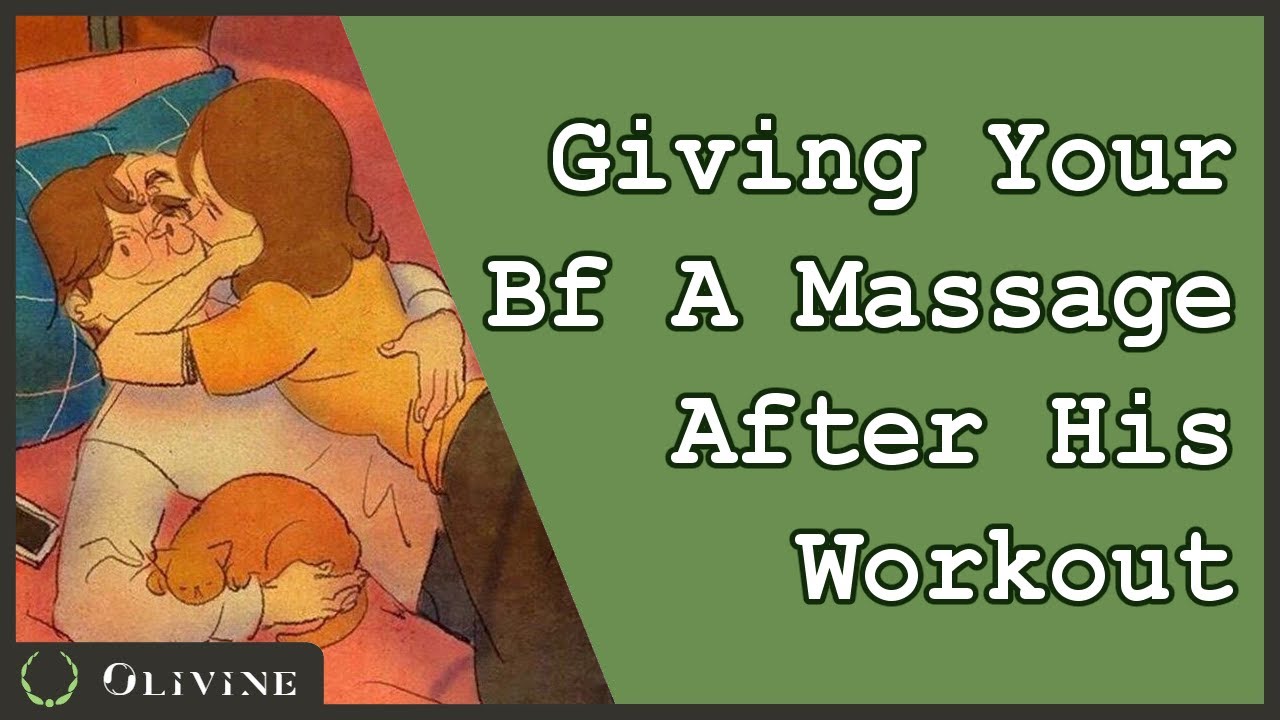 Giving Your Bf A Massage After His Workout [Heartbeats] [Kisses] | Binaural Sleep Aid M4A