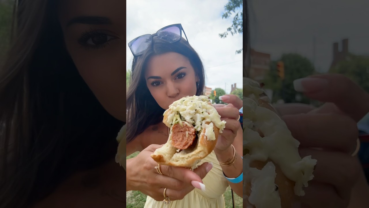 What I Ate At The Garlic Festival ! 🧄 #eatwithme