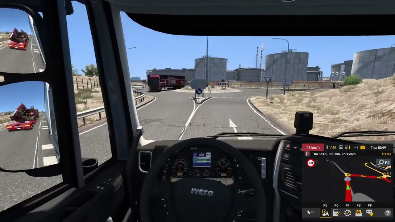 Euro Truck Simulator 2 Delivery roof tiles across Spain (30 t) №1