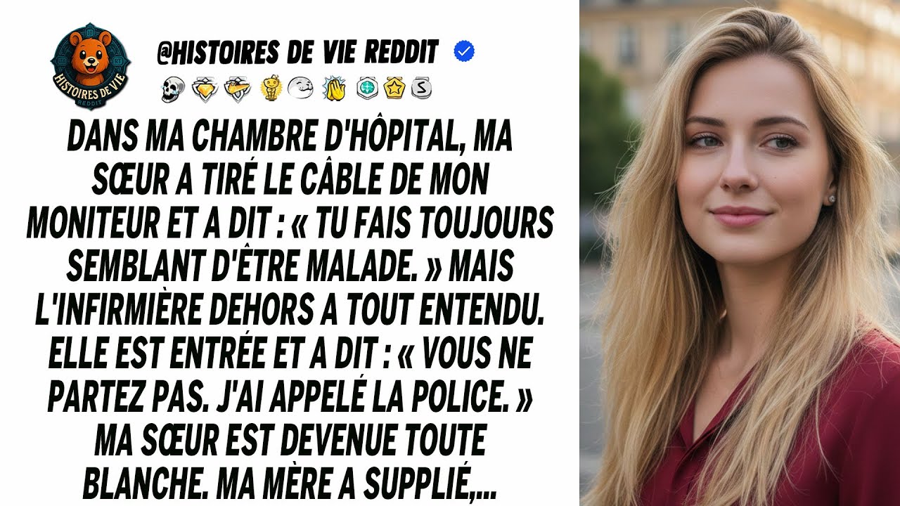 Ma sœur a débranché mon moniteur, m'accusant de simuler ma maladie. Mais la vérité...