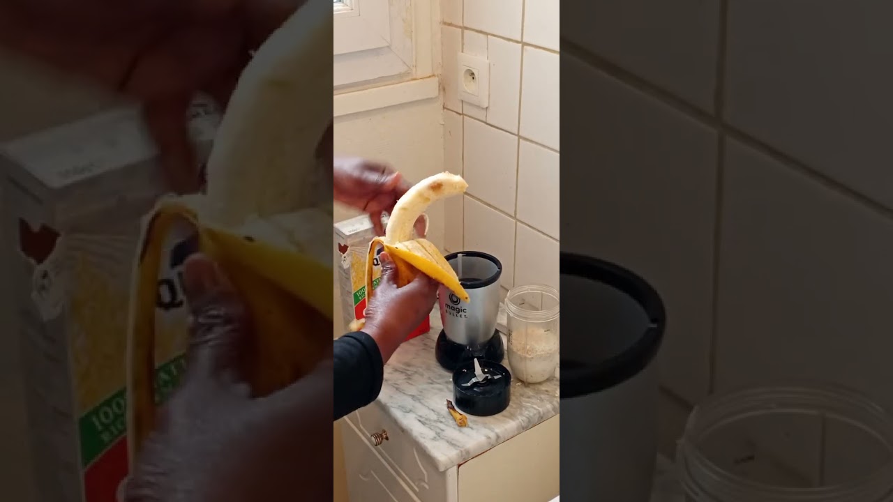 #Let's Make A healthy Banana and Oats Smoothie🍌🍶