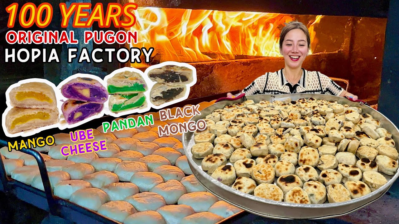 100 Years Hopia de PUGON | Famous & Oldest QUIAPO STREET FOOD since 1927 | Kim Chong Tin Factory