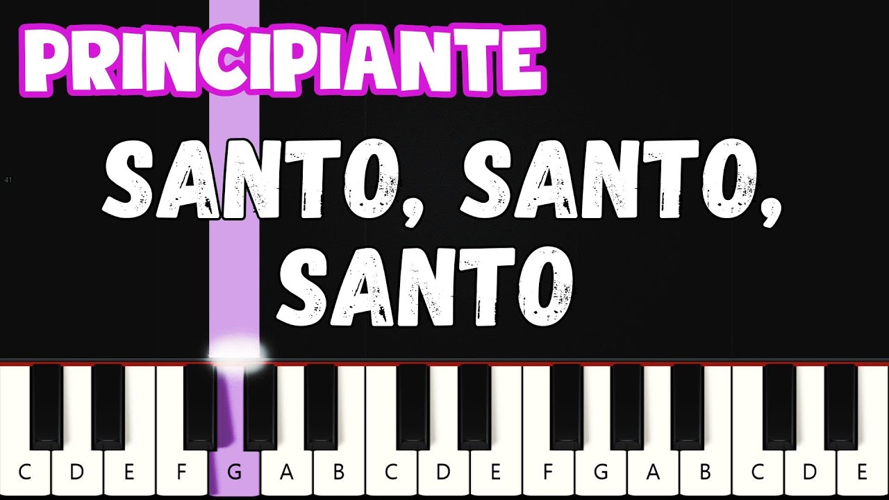 Santo, Santo, Santo | Teclado y Piano Tutorial | Nivel Fácil Para Principiantes