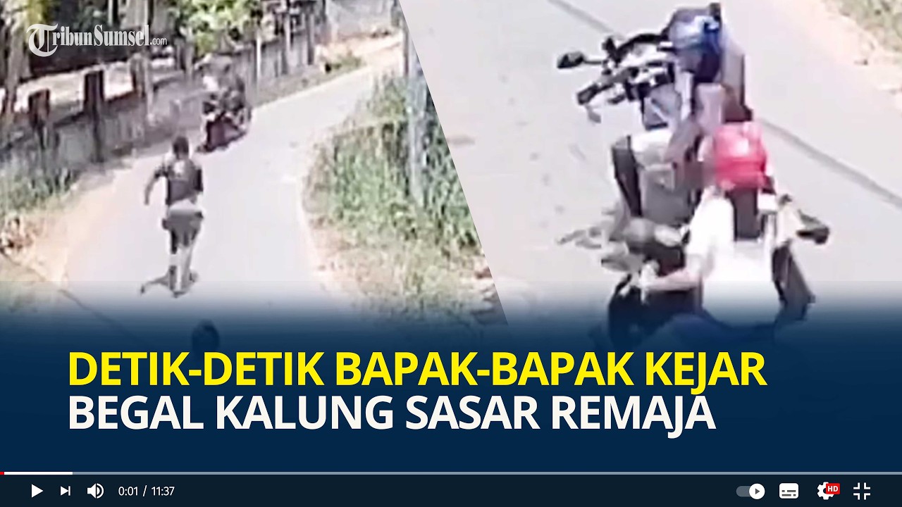 Detik-detik Mencekam Bapak-bapak Kejar Begal Kalung Sasar Remaja Putri di Wennappuwa, Gesit Tangkap