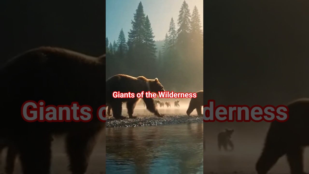 Giants of the Wilderness: The Untamed Power of Brown Bears 