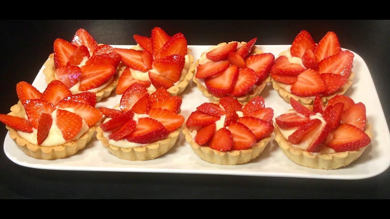 LES TARTELETTES AUX FRAISES FACILES À FAIRE  RECETTE SPÉCIALE RAMADAN