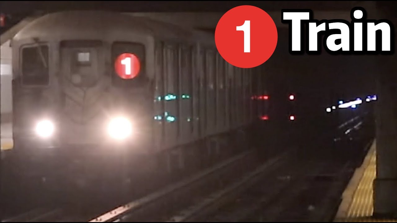 ⁴ᴷ⁶⁰ 1 Trains at 168th Street