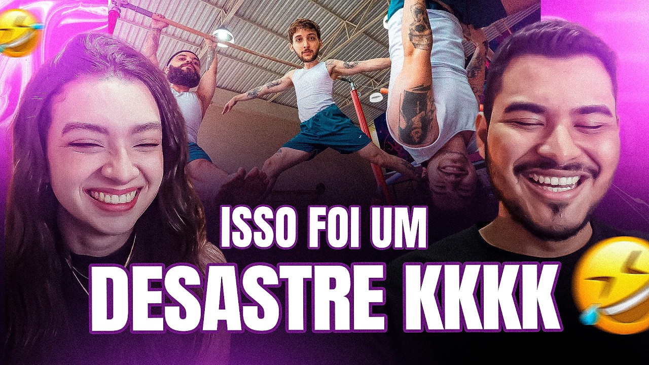 CASAL REGE: FIZEMOS UMA AULA DE GINÁSTICA ARTÍSTICA