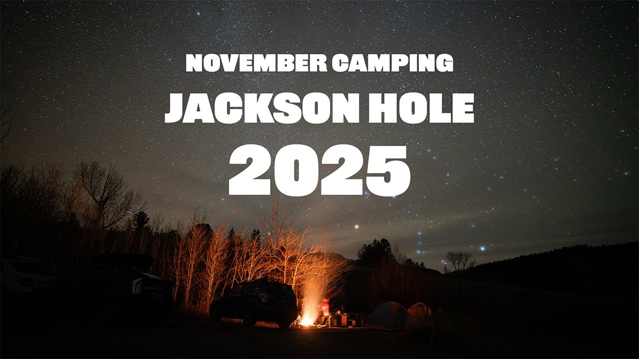 Off-Season CAMPING in JACKSON HOLE