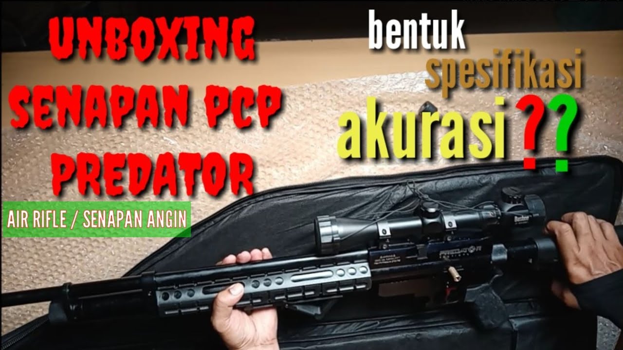 Unboxing senapan pcp PREDATOR - bentuk dan spesifikasi #senapanpredator #pcppredator