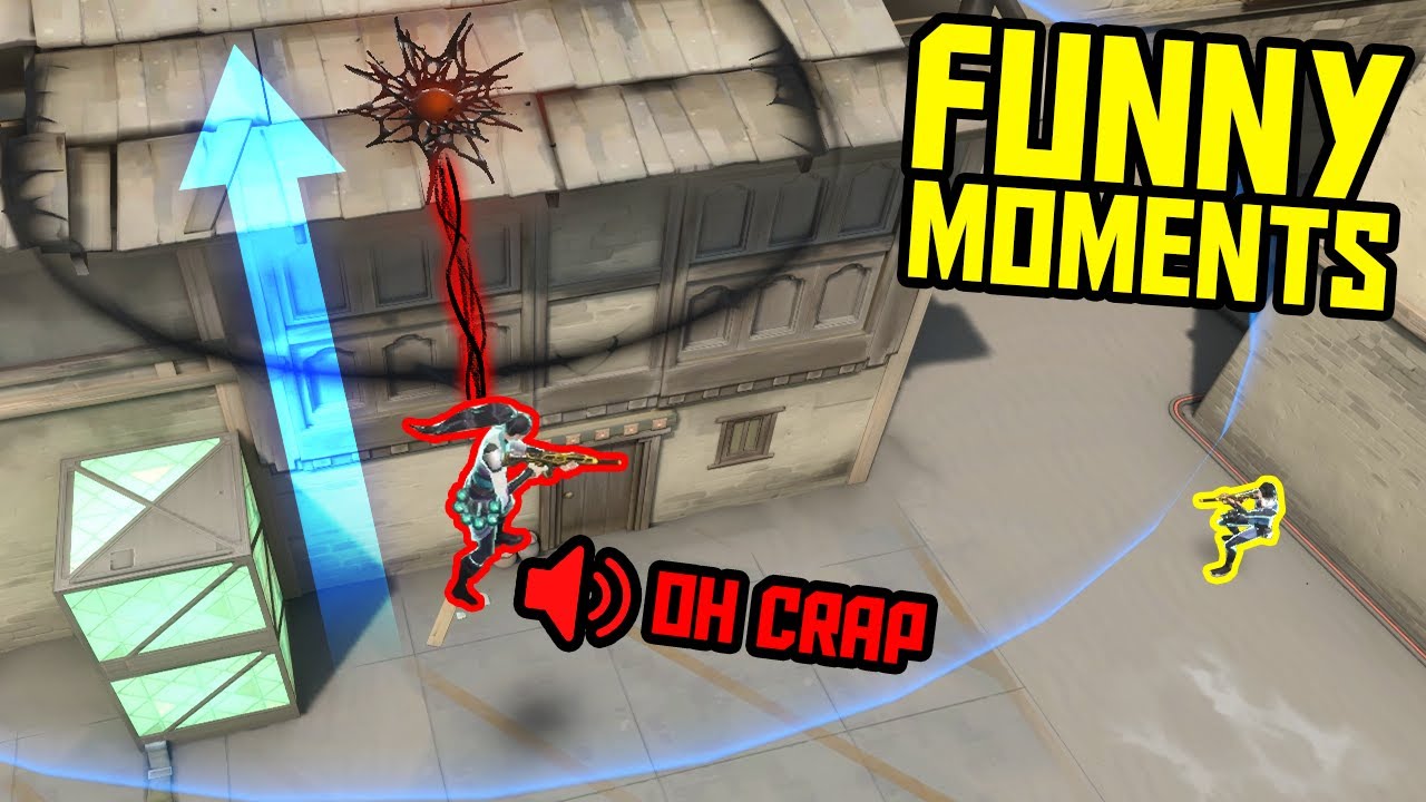 FUNNIEST MOMENTS IN VALORANT #95