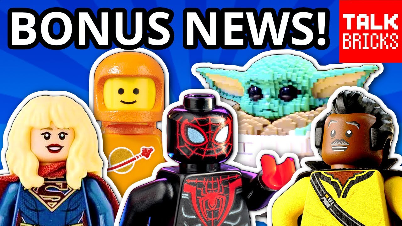 BONUS LEGO NEWS! SDCC Miles Morales Exclusive! Supergirl Winners?!LEGO TikTok?! Star Wars Special!