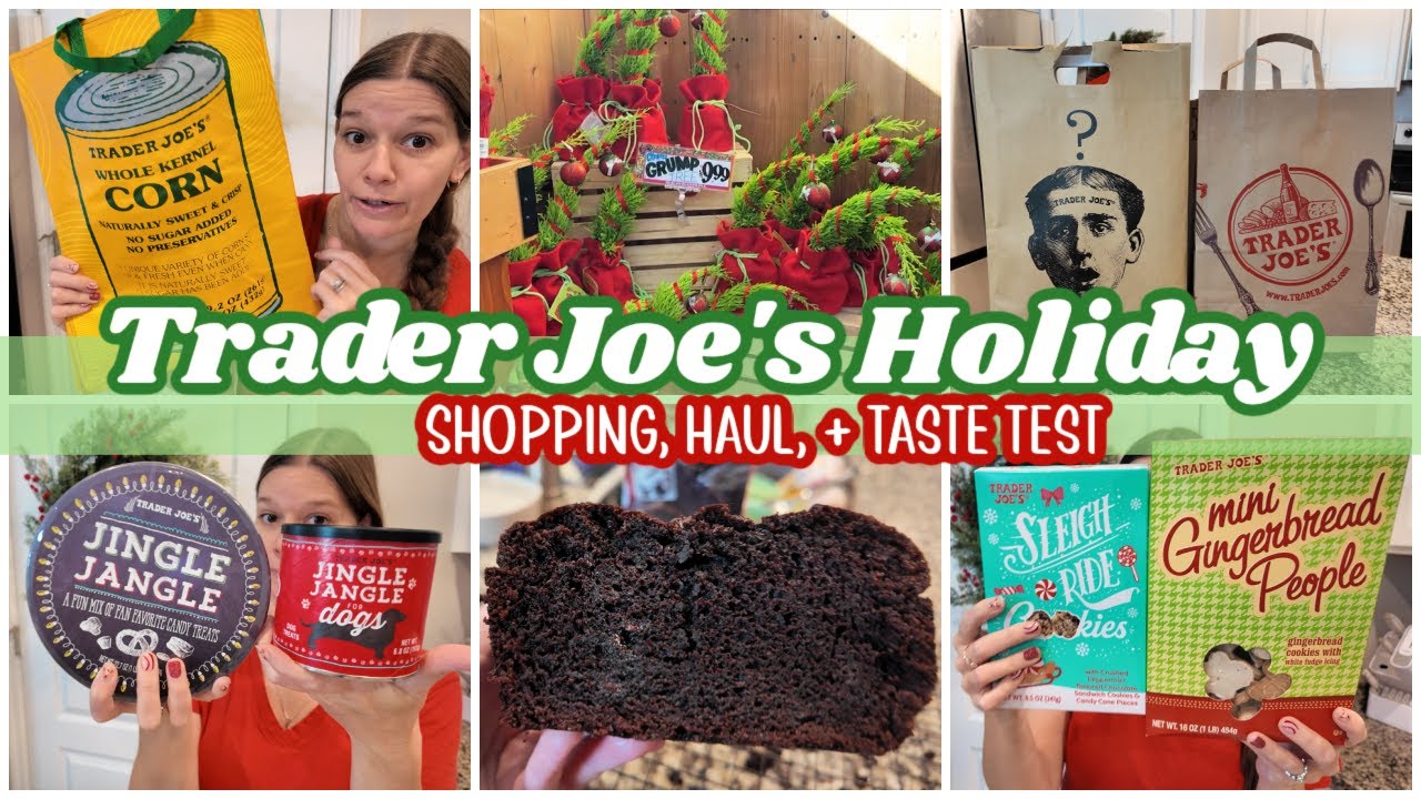 Праздничный шопинг Trader Joe's 2025! Покупайте вместе со мной + дегустация