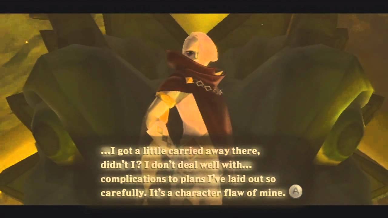 Demon Lord Ghirahim - Earth Temple Cutscene