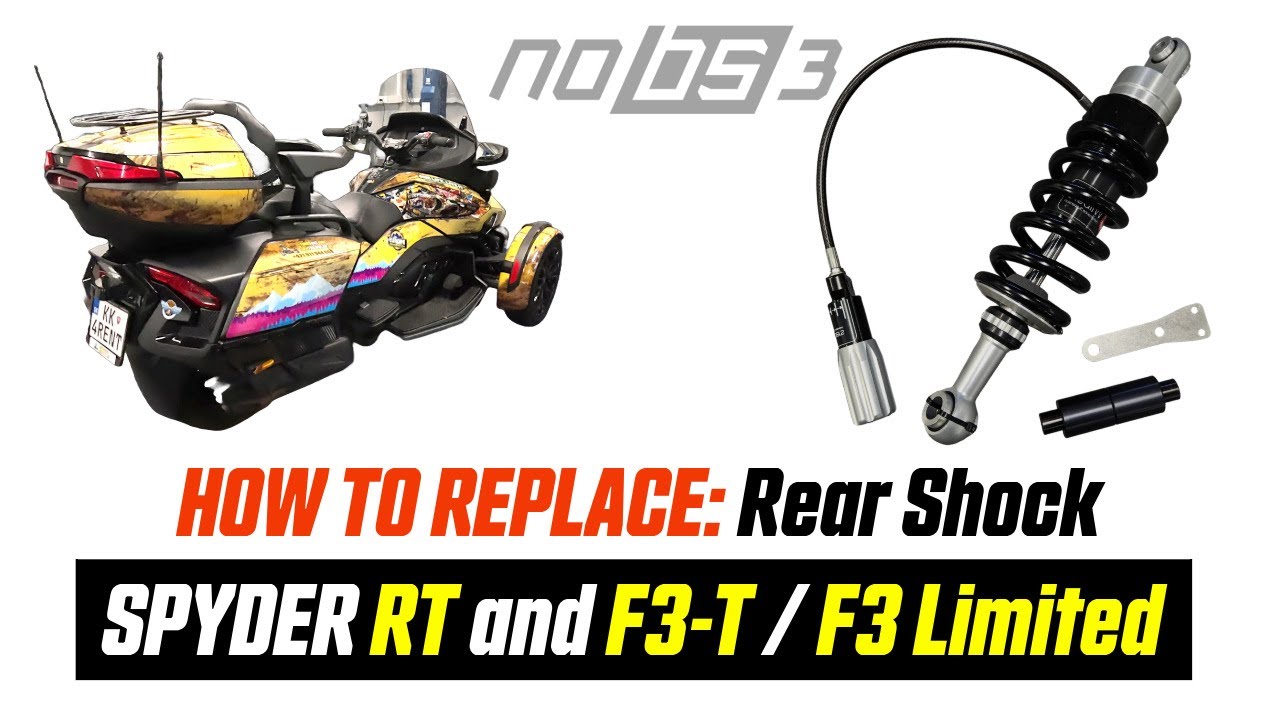 How to Replace Rear Shock on Can-Am Spyder RT or F3-T / Limited – Tips & Tricks | NOBS3 | Wilbers
