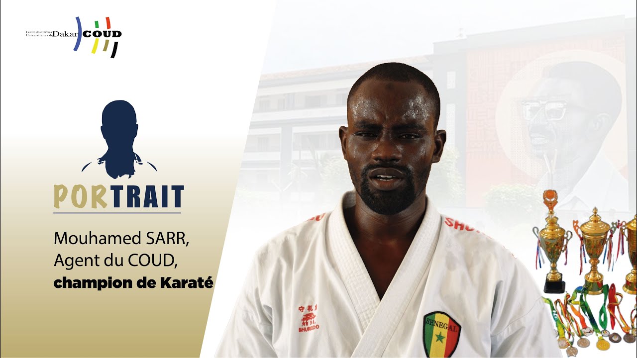 Portrait de Mouhamed SARR, agent du COUD et champion de Karaté