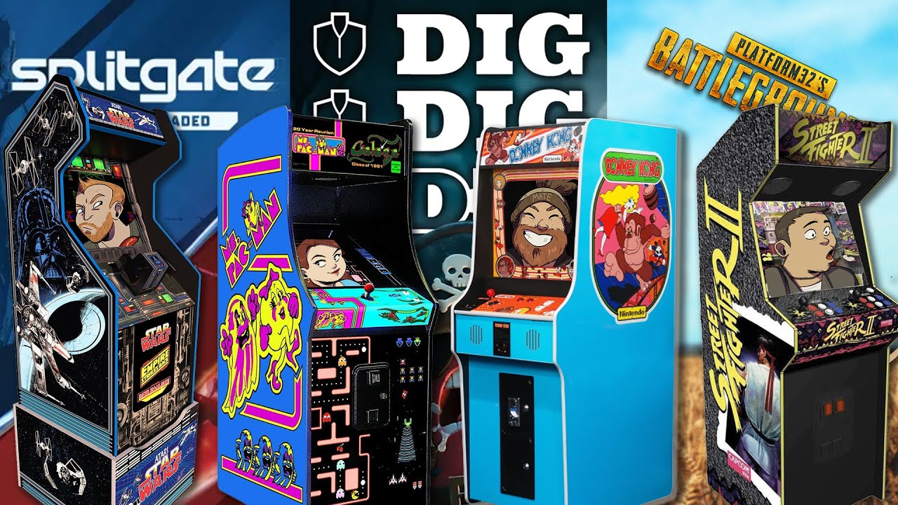 Let's Play Splitgate Arena Reloaded & Dig, Dig, Die & PUBG Customs - ARRRGHCADE ACTION!
