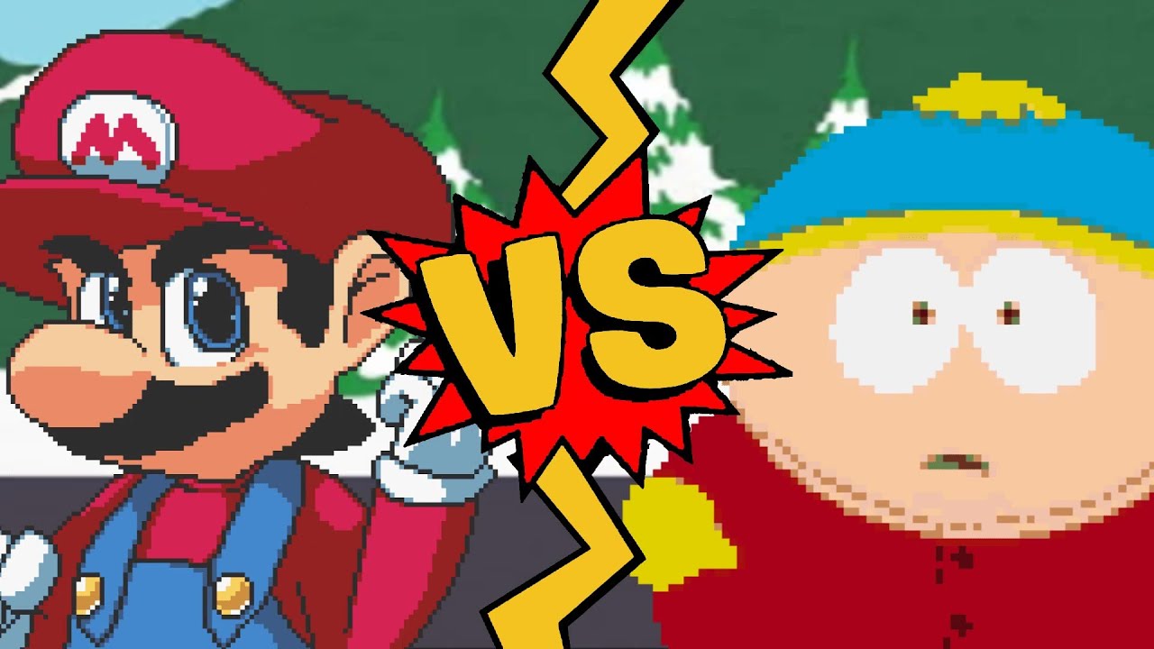 M.U.G.E.N Battles | Mario vs Eric Cartman | Super Mario vs South Park