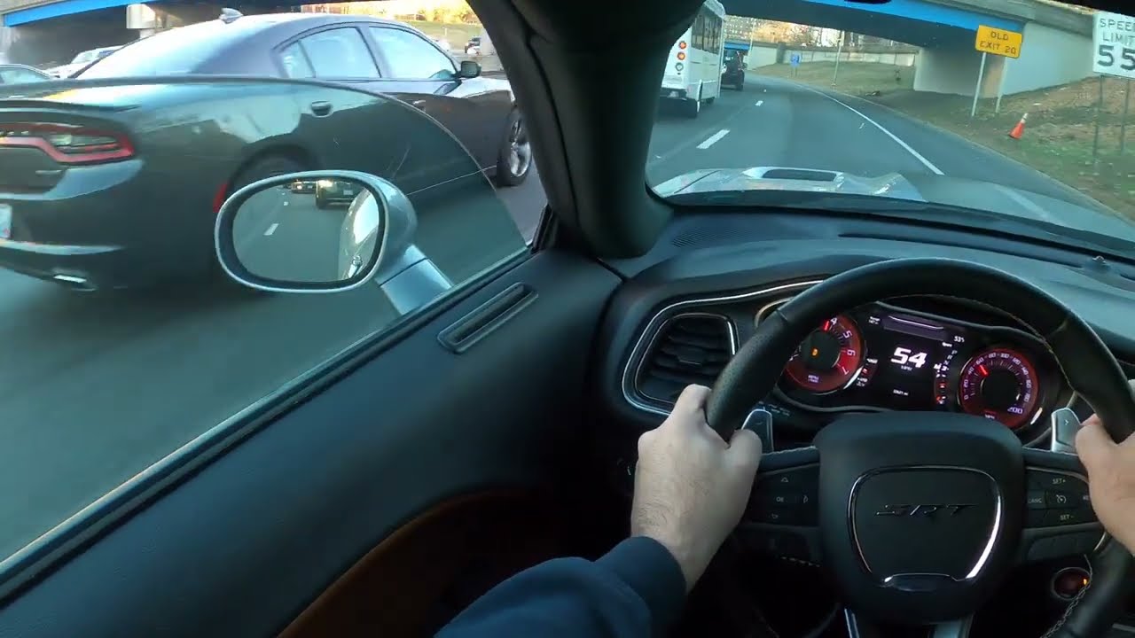 Dodge Challenger SRT Hellcat POV Drive (4K) Quality!