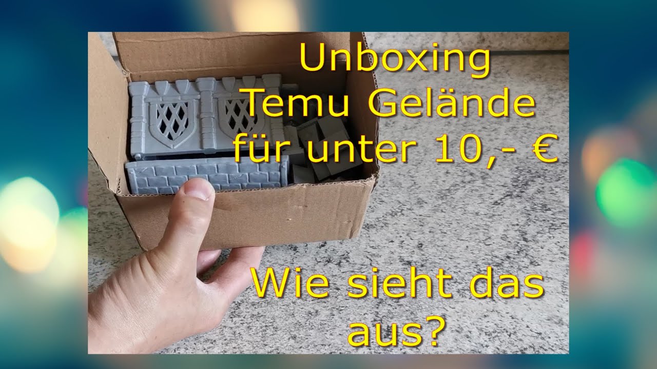 Tabletop Gelände von Temu? Ich zeige Euch das Friedhof-Set