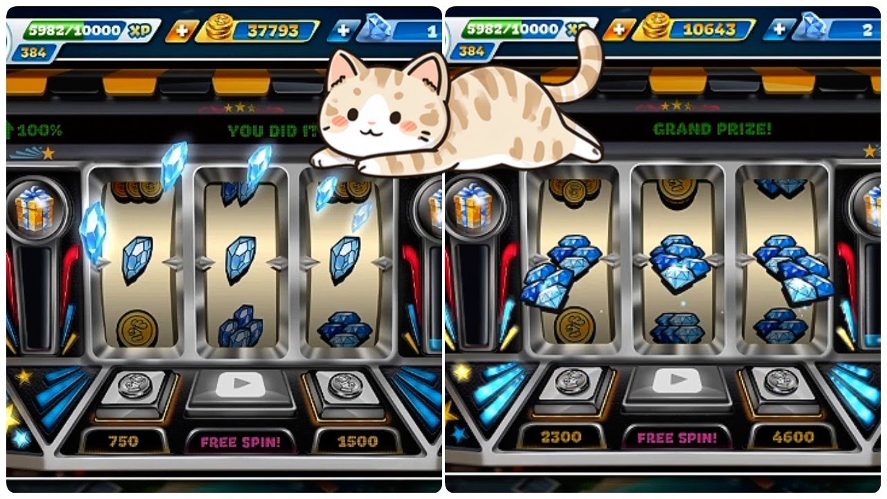 Casino in Cooking Fever game, many attempts to get gems, WOW Get gems in Casino