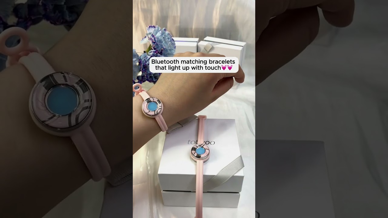 Long distance touch bracelets bring us closer.🎁