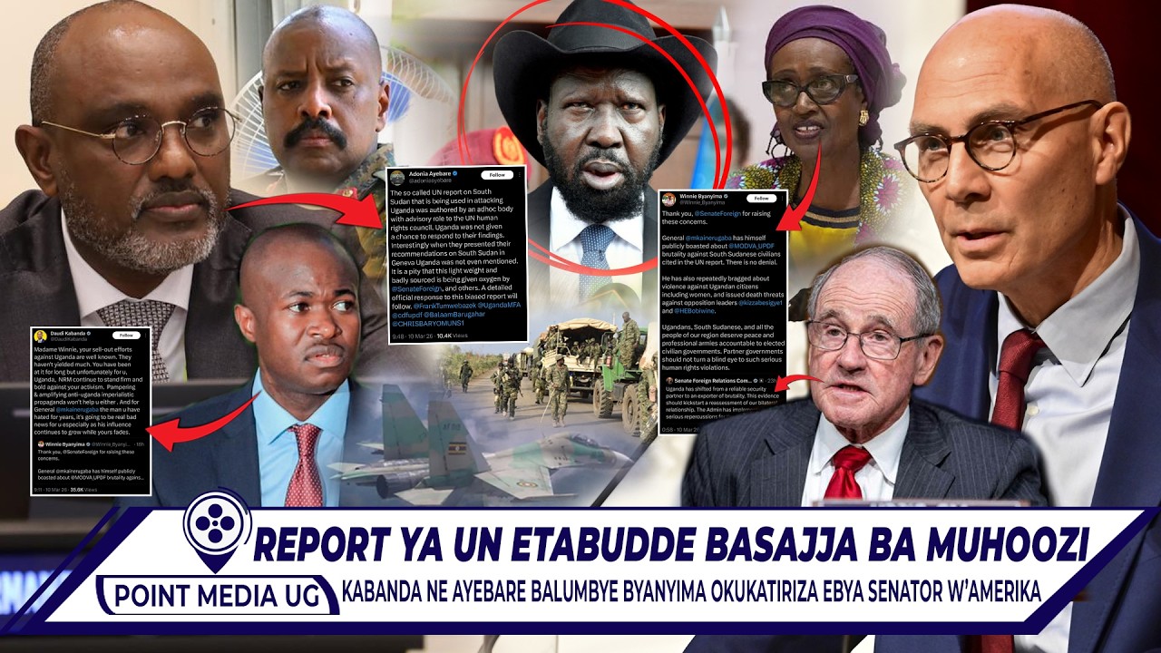 BREAKING!! MUHOOZI JIWUNYE BASAJJA BE BALUMBYE SENATOR W'AMERIKA NE BYANYIMA KU BYA REPORT YA UN