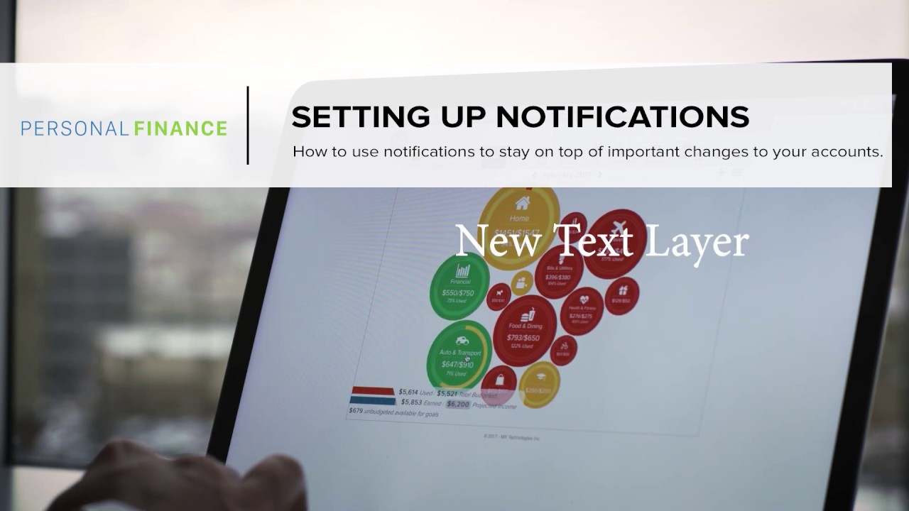 Personal Finance - Alerts