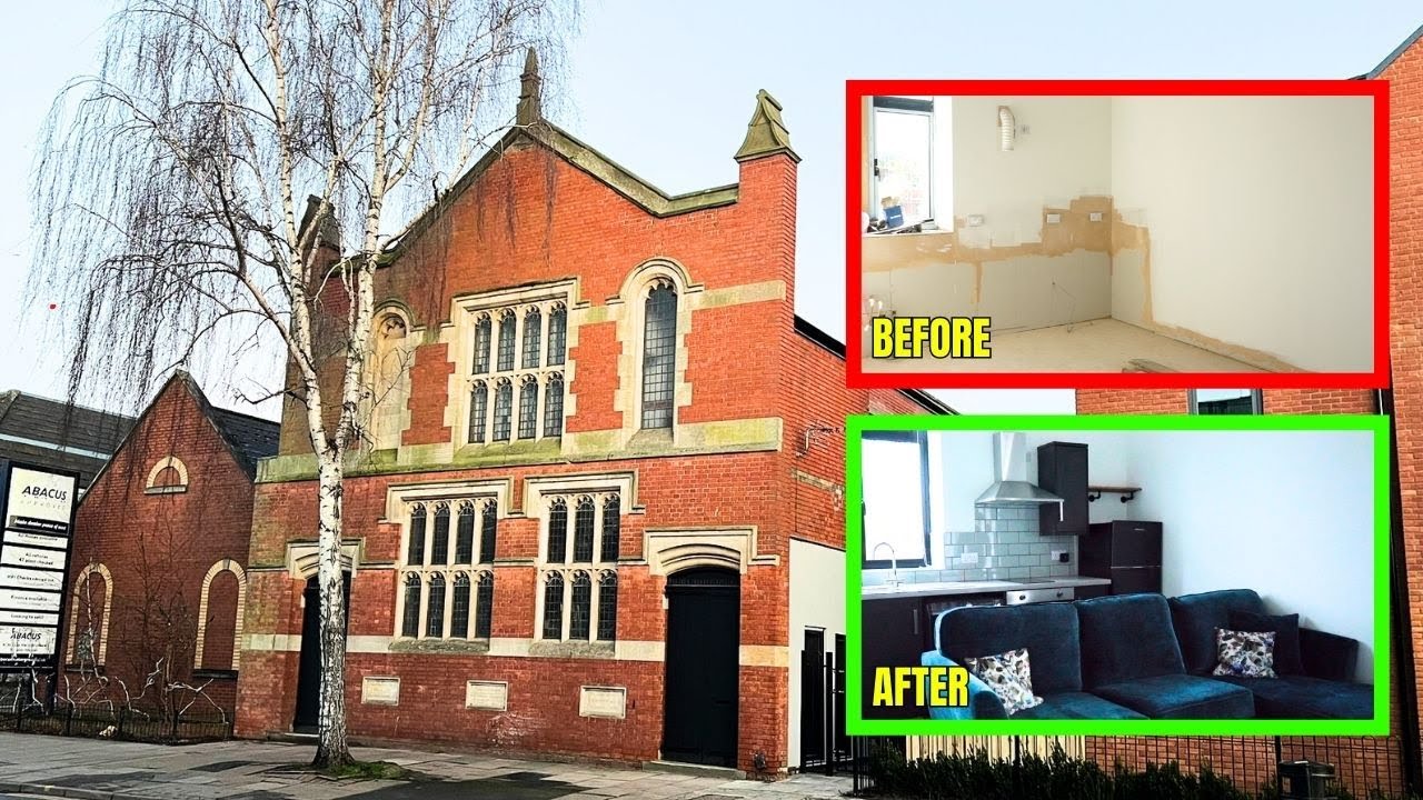 Converting a Church to 6 Flats (Before & After) | Commercial to Residential | UK Property