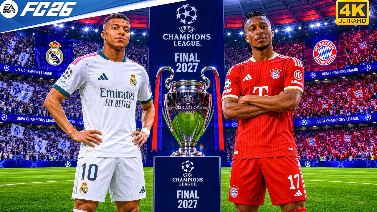 FC 26 &mdash; Реал Мадрид против Баварии &mdash; Финал Лиги чемпионов УЕФА 26/27 | ПК&trade; [4K60] Геймплей