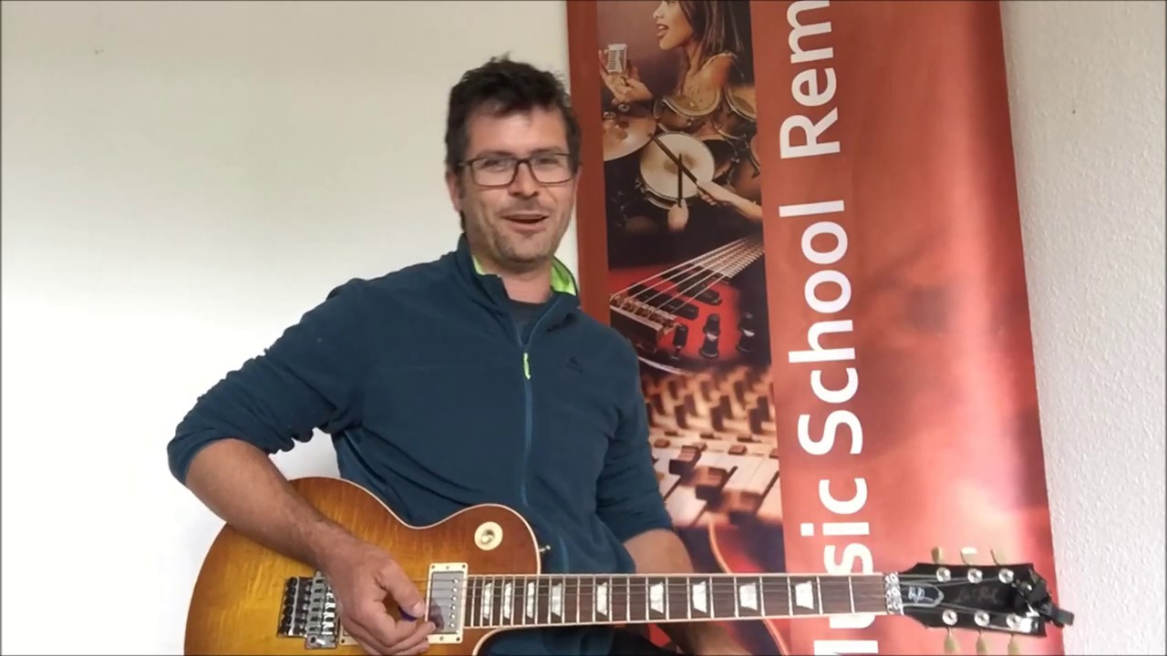 Gitarrenunterricht - Sunglasses At Night (Main Riff)