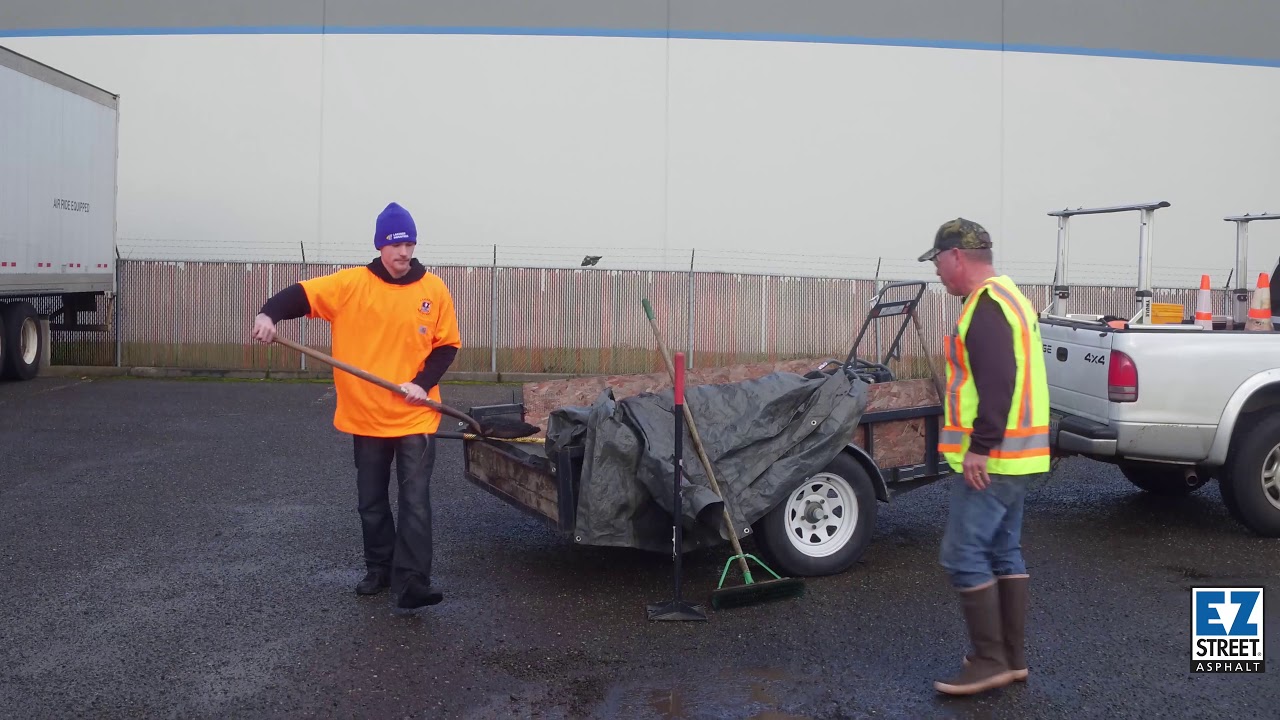 Easy, Fast and Permanent Pothole Repair With EZ Street Asphalt -  Seattle, Washington