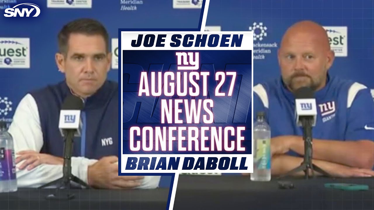 Joe Schoen and Brian Daboll discuss Giants updated roster and team leadership