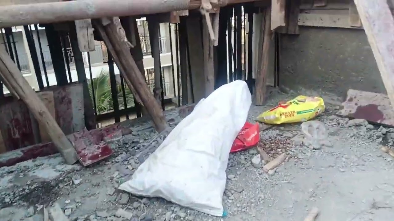 Aaj Mera slab hai or Mai late aaya office #home #construction 