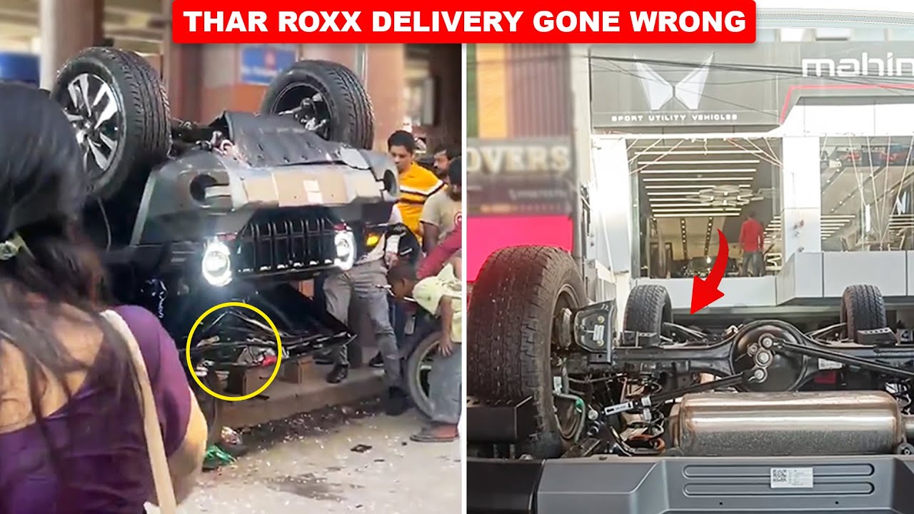 Didi ने New Thar Roxx को Showroom के First Floor से उड़ाया  😱 Delivery Gone Wrong