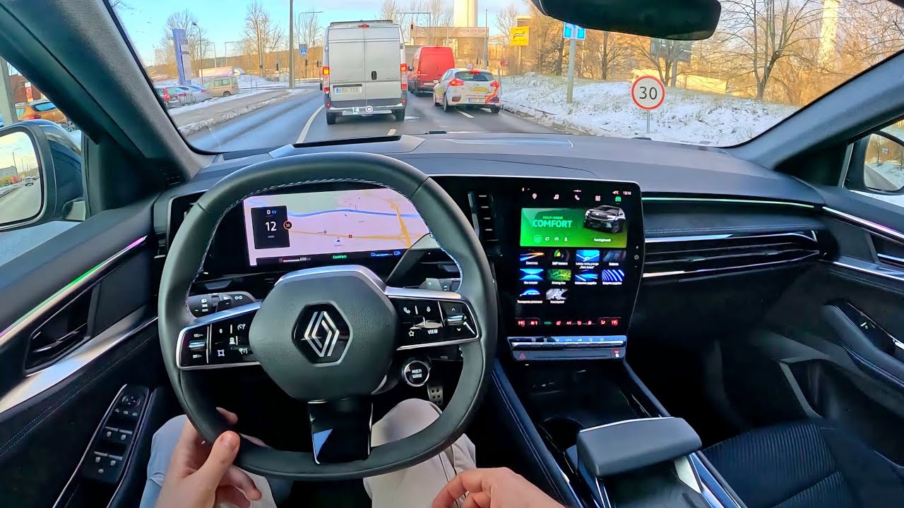 2024 Renault ESPACE esprit Alpine [ E-Tech full hybrid 200hp FWD ] | POV Test Drive | Consumption