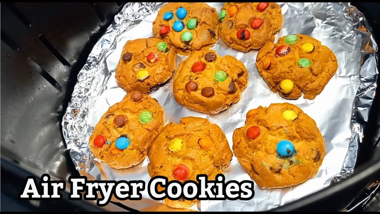 Air Fryer M&M Cookie Dough | How to Make Cookies in the Air Fryer (M&M's)