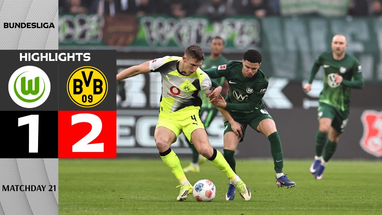 Wolfsburg vs Borussia Dortmund | 1-2 | Zusammenfassung | Bundesliga 2025-26 | wolfsburg dortmund